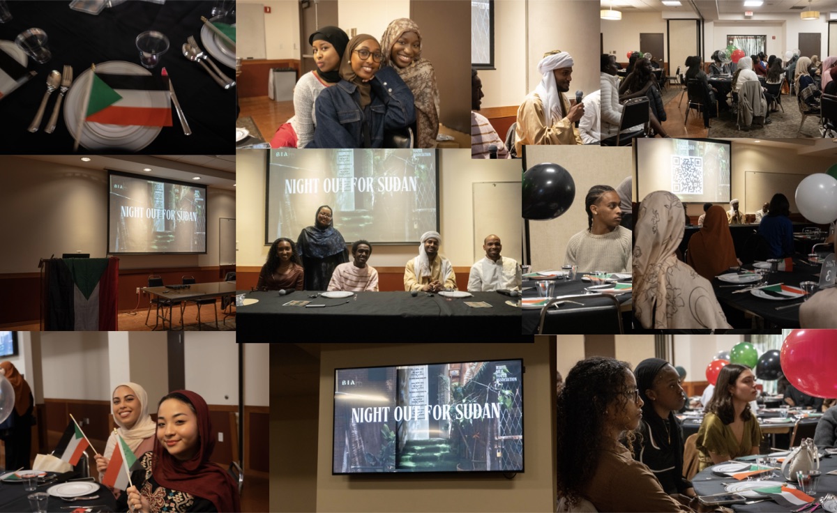 Guests at the Night Out for Sudan charity dinner