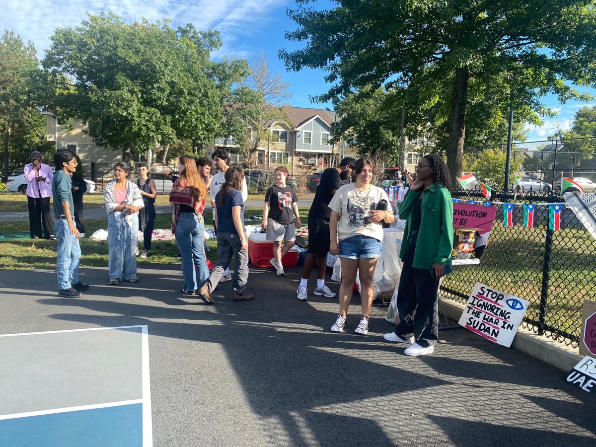 Basketball and painting afternoon with Sports for Humanity
